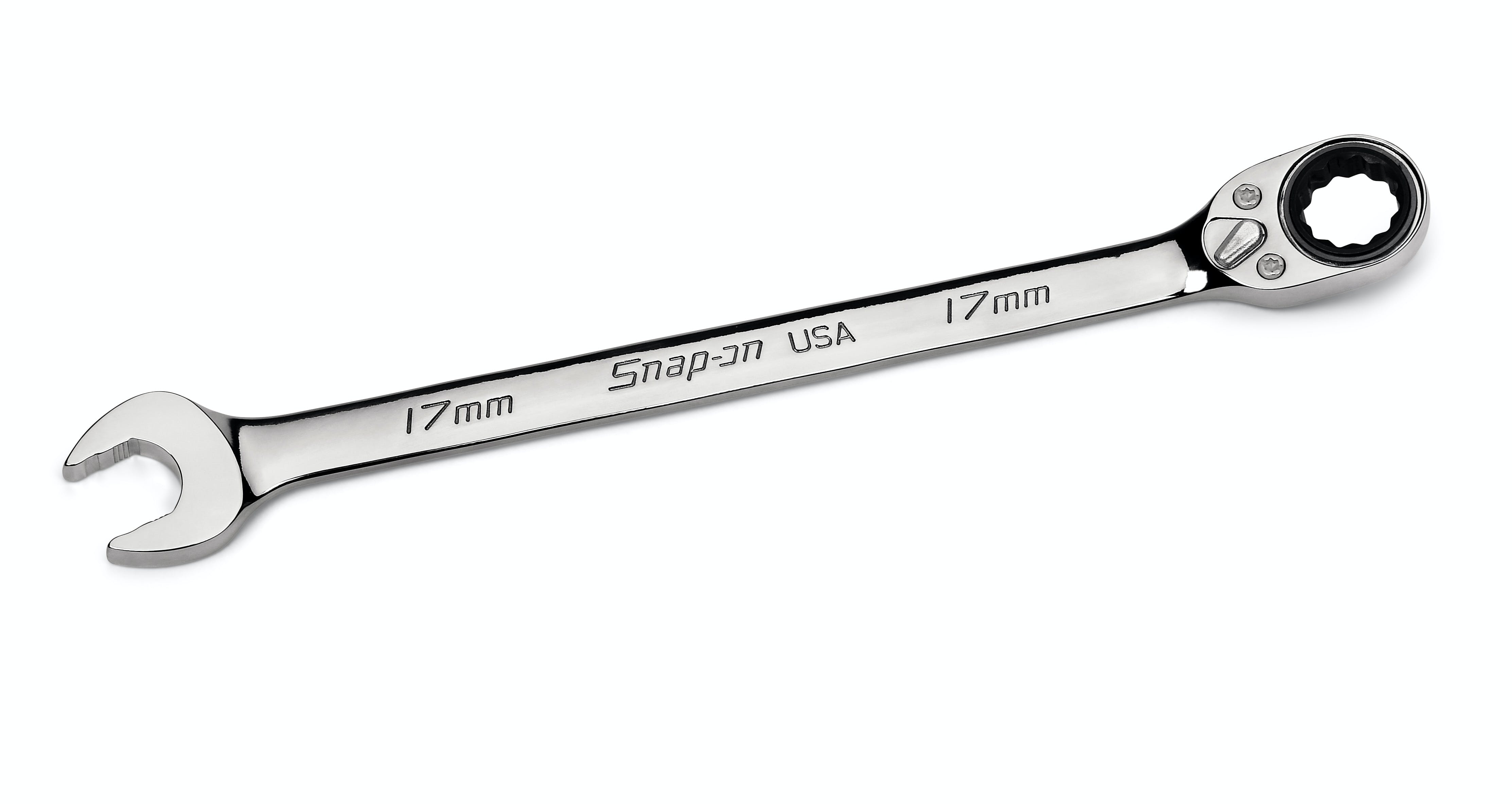17 mm 12-Point Flank Drive® Plus Reverse Ratcheting Combination Wrench | SOXRRM17A 17 mm 12-Point Flank Drive® Plus Reverse Ratcheting Combination Wrench | SOXRRM17A
